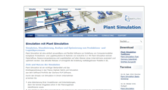 Desktop Screenshot of plant-simulation.de