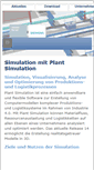 Mobile Screenshot of plant-simulation.de