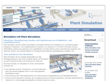 Tablet Screenshot of plant-simulation.de